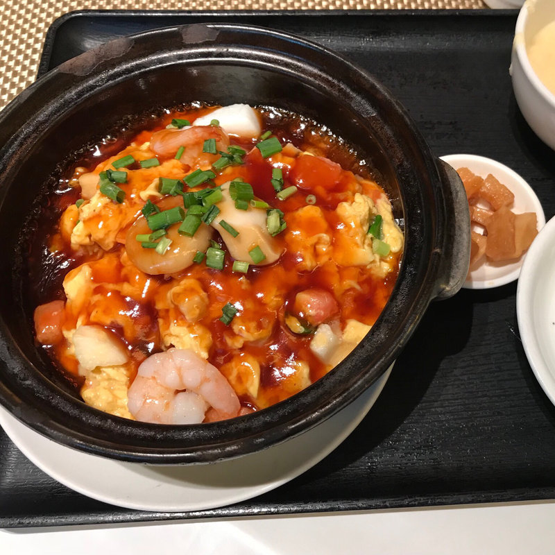 土鍋海鮮あんかけ天津丼(天厨菜館 渋谷店 （テンツウサイカン）)