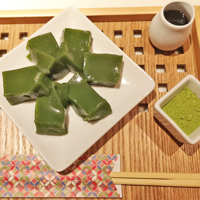 抹茶わらび餅 お茶セット(京はやしや 西武池袋店)