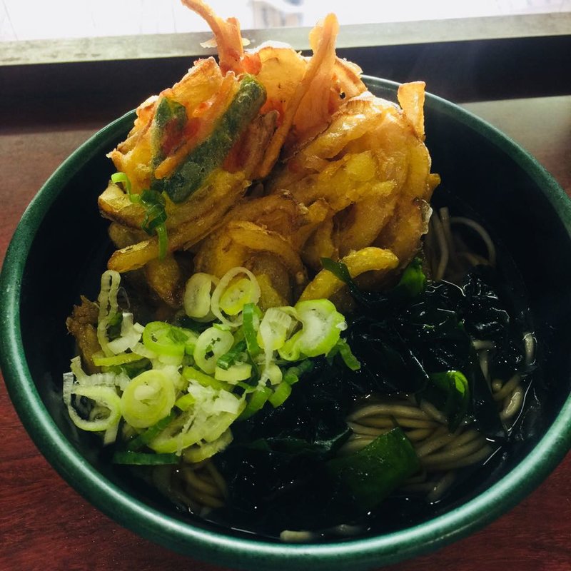 天ぷらそば(そば処 新田毎)