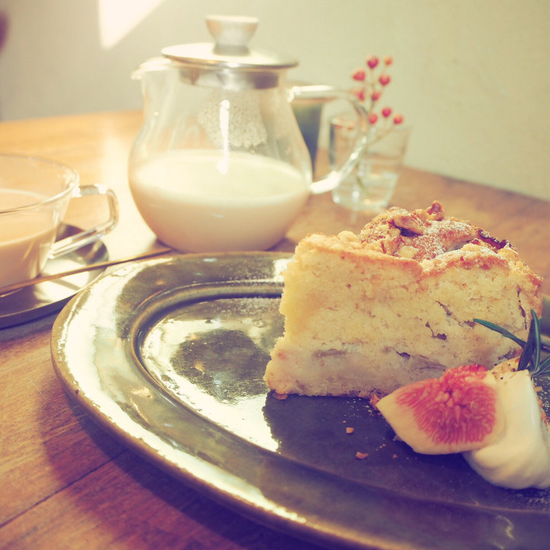 イチジクと胡桃のケーキ(森のオト。)