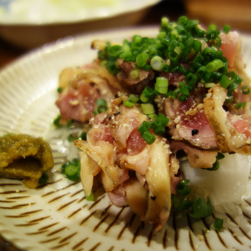 親鶏のタタキ(焼き鳥のあんど)