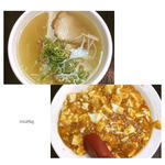 麻婆豆腐丼とラーメン(一心亭 )