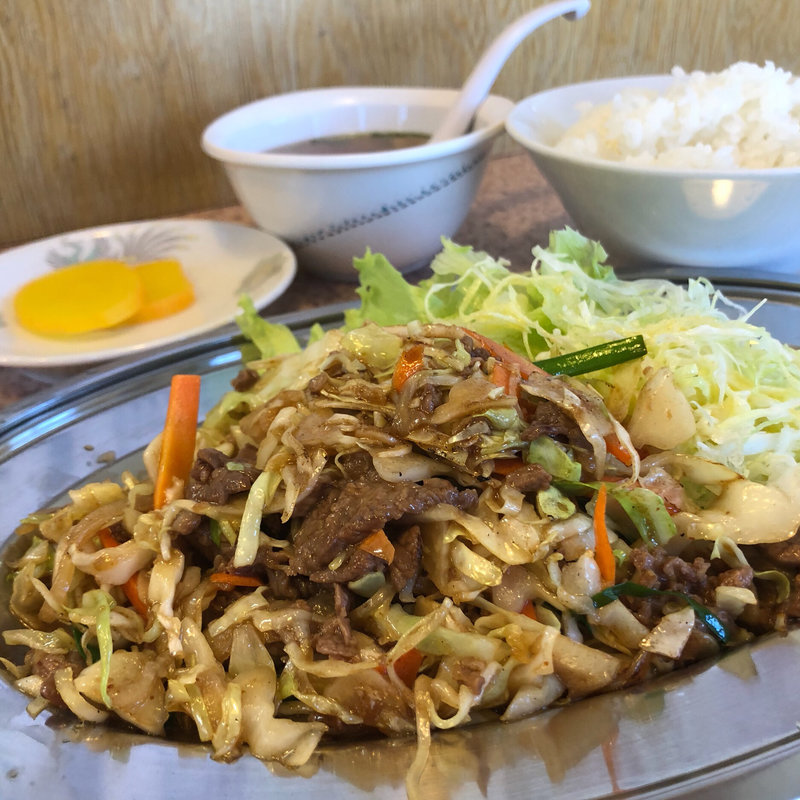 スタミナ焼肉定食(ひろ)