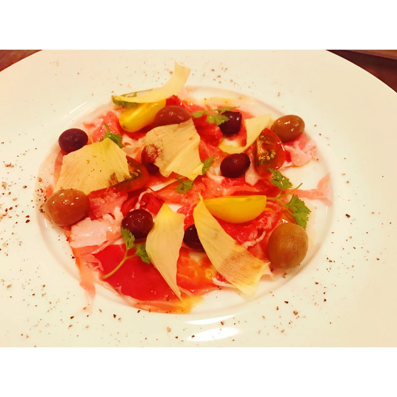 生ハム(ビストロポワソンルージュ)