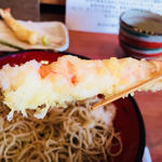 海老の天ぷら(手打蕎麦　ばんしゃ )