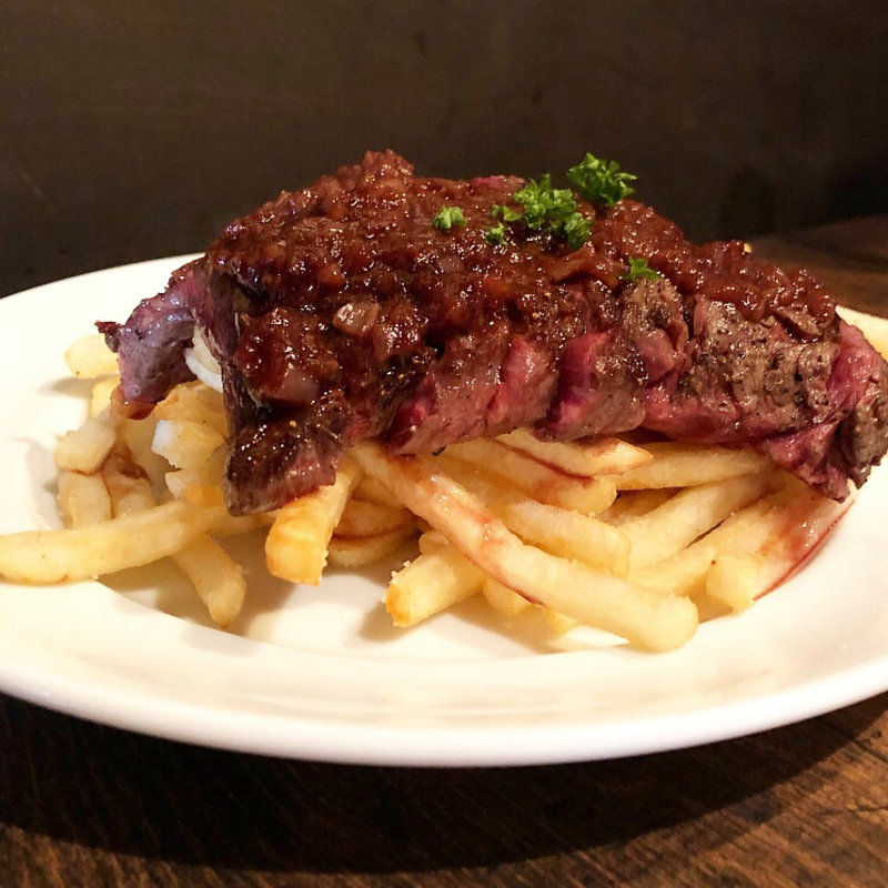 牛ハラミステーキ(カフェビストロオーボンモルソー)