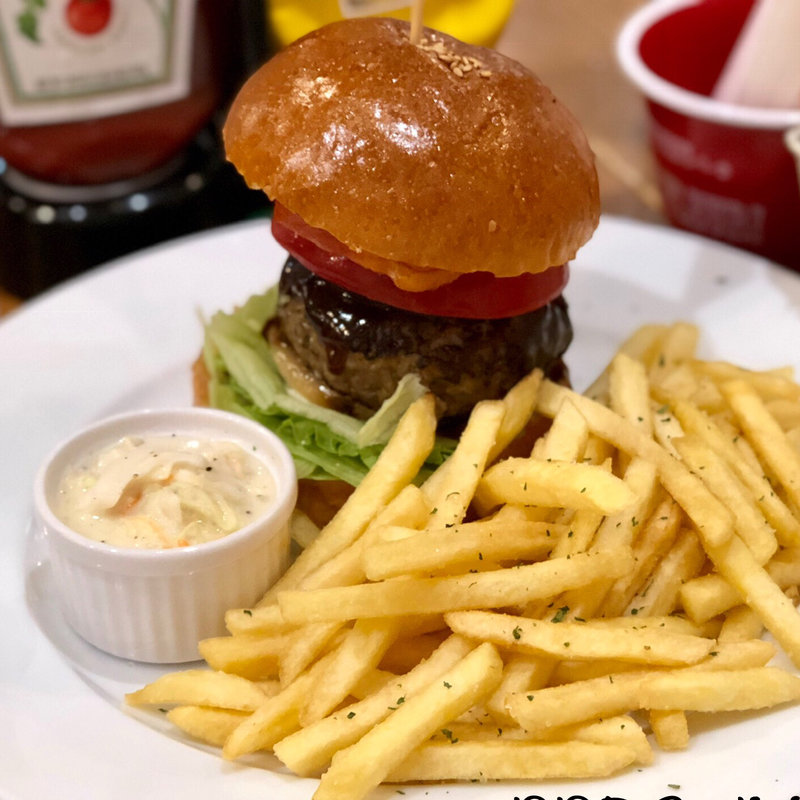 BBQグリルバーガー(カフェフラミンゴ フェザン店)