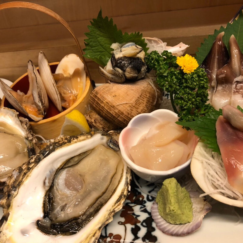 貝刺し盛り(東や )