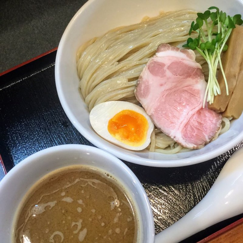 焼き秋刀魚の醤油つけ麺(らぁ麺 幸跳)