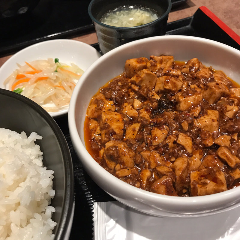 麻婆豆腐定食（5辛）(中華料理 炎麻堂 赤坂店)