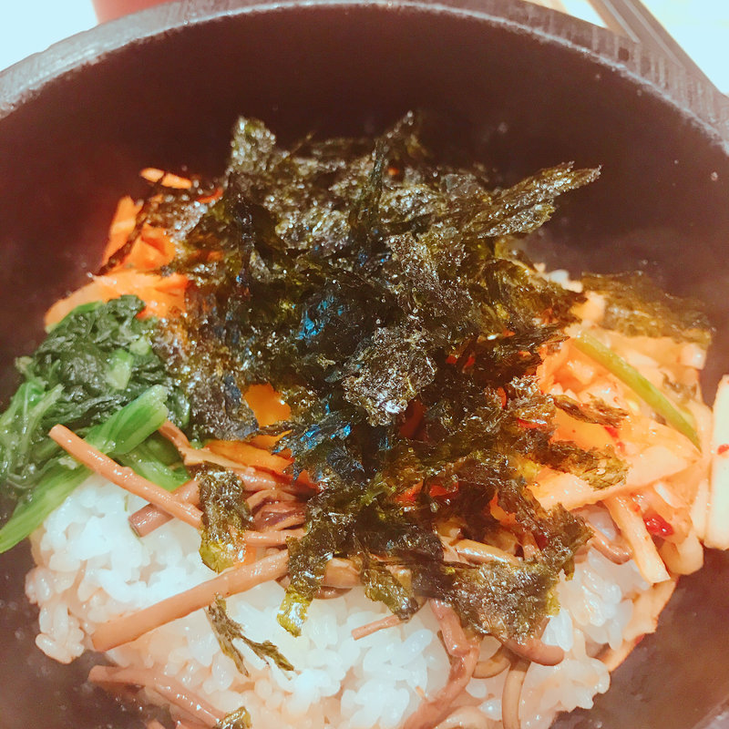 石焼きビビンパ(韓国料理 東大門タッカンマリ 江戸川橋店)