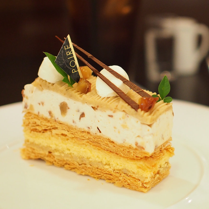 和栗のミルフィーユ(ポアール 本店 帝塚山)