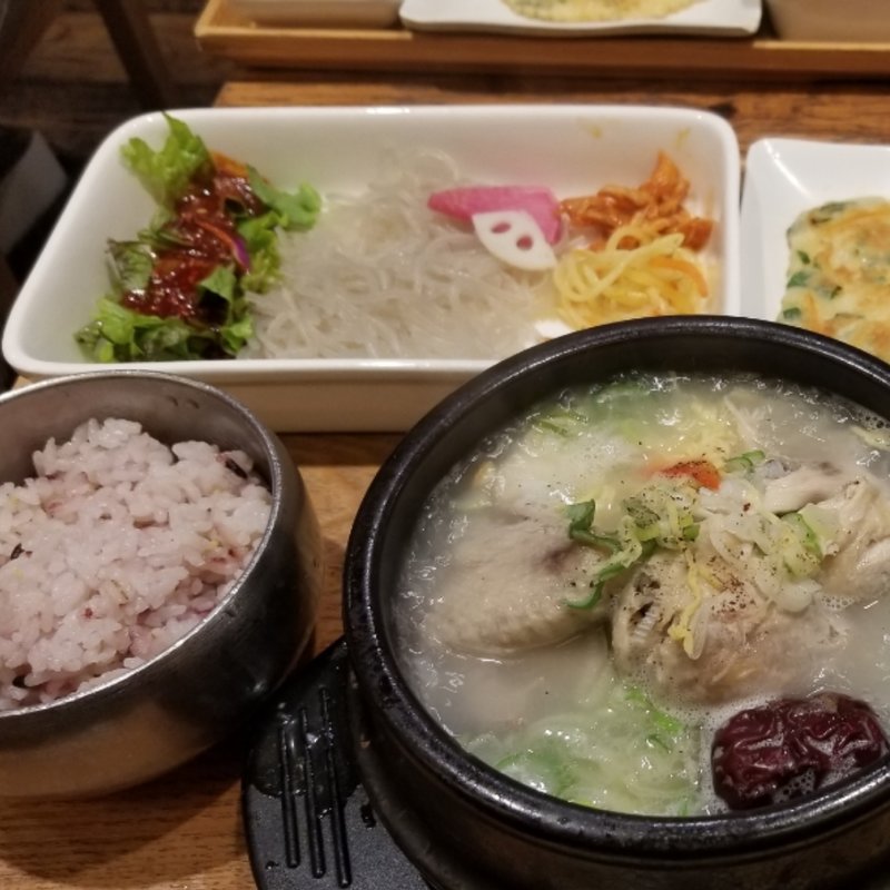 ランチセット(参鶏湯)(韓美膳 ルミネ池袋店)