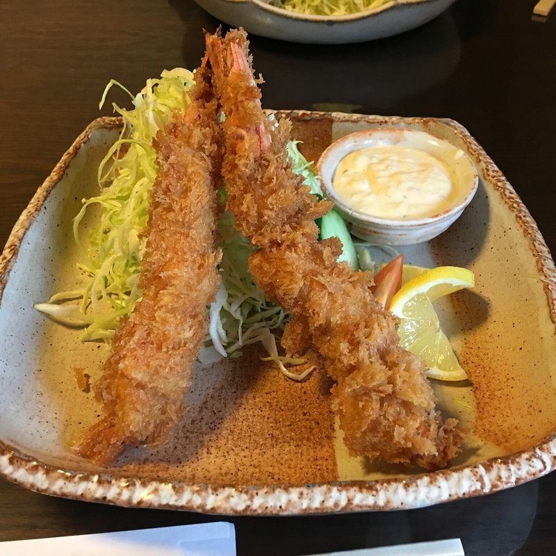 エビフライセット(とんかつ遊食 わが家 （トンカツユウショク ワガエ）)