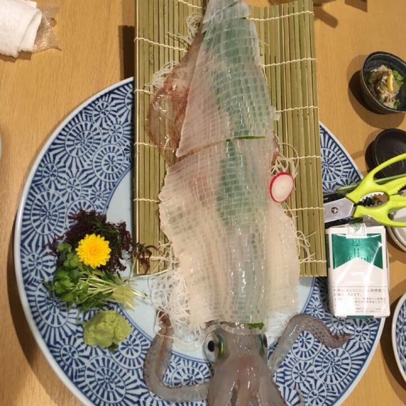 イカの活け造り(第8八千代丸 )