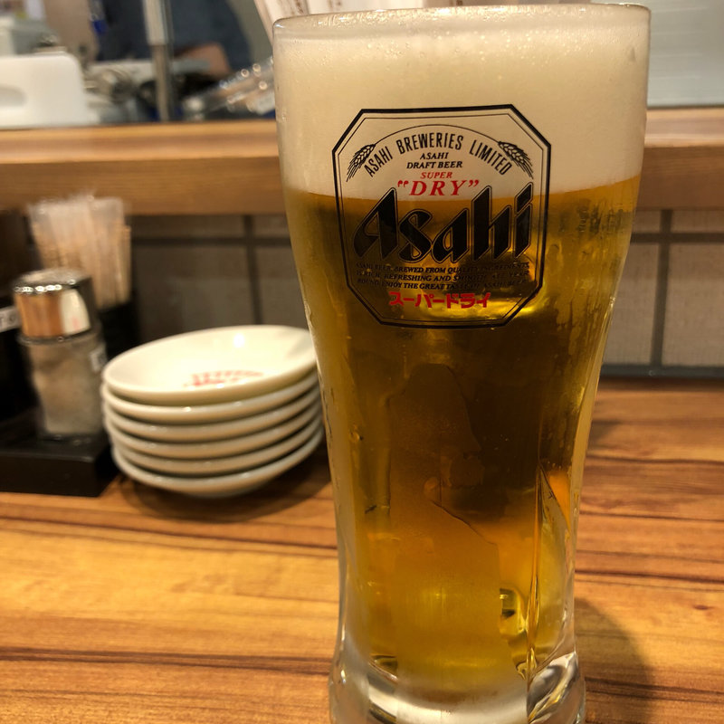 生ビール (スーパードライ)(餃子食堂 マルケン 天満橋店)