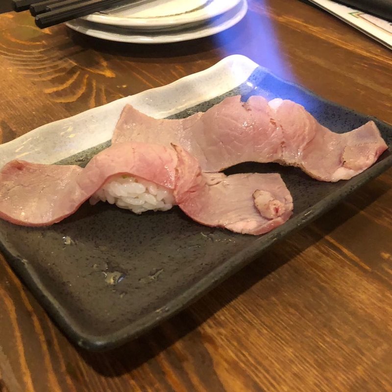 炙りサーロイン寿司(肉天国)