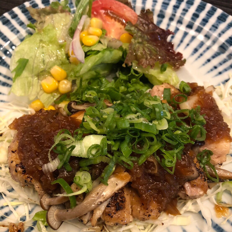 地鶏の鉄板焼き 和風ソース(よしちゃん)