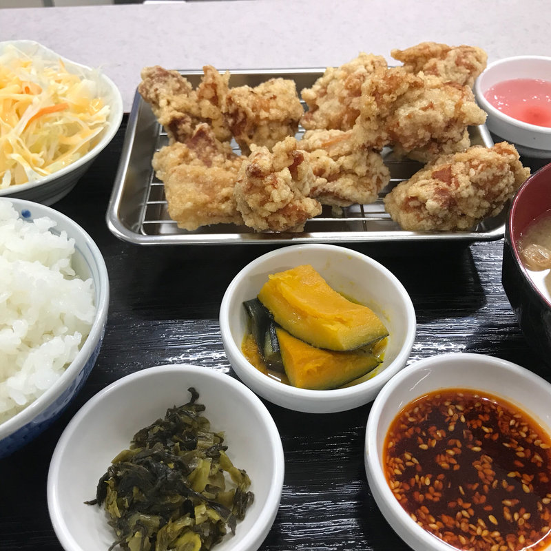唐揚げ10個定食(天ぷら　丸和)