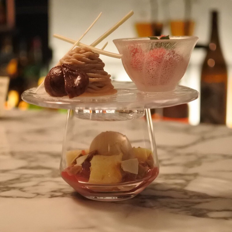 和栗のパフェ(フロランタン)