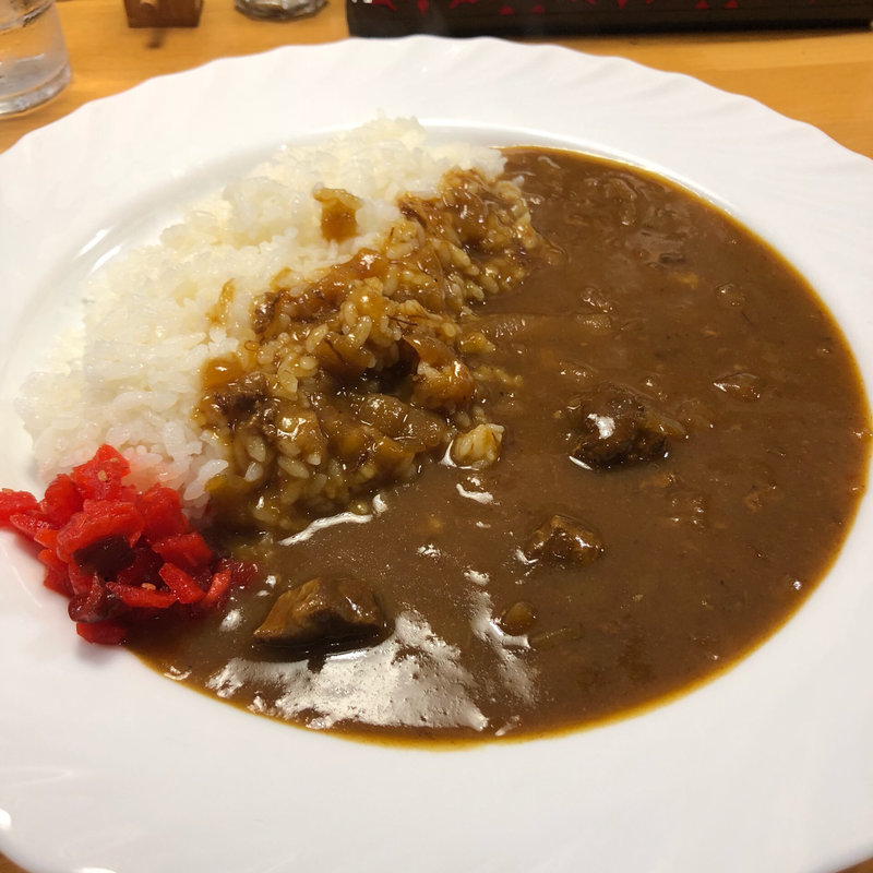 自家製カレーライス(明るい農村)