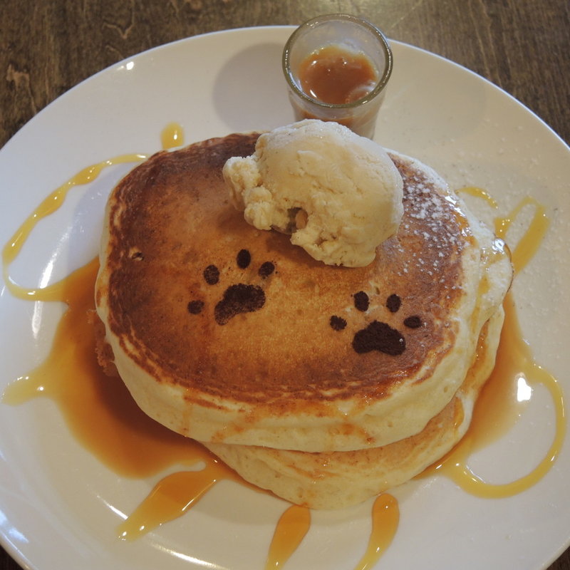 できたてホットンケーキセット(Sabio Cafe)