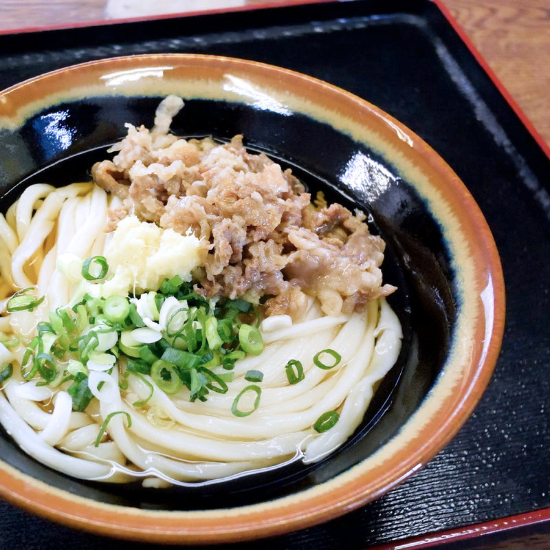 肉ぶっかけ冷（ぶっかけ冷+肉）(白川うどん （しらかわうどん）)