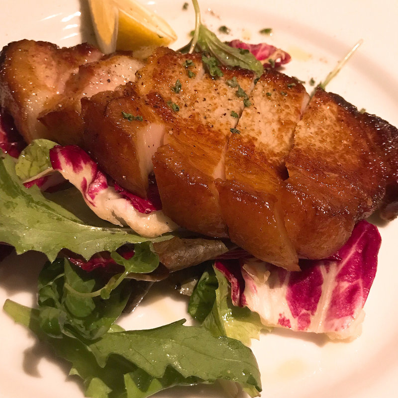 豚バラ肉コンフィのグリル(プレゴ・プレゴ)