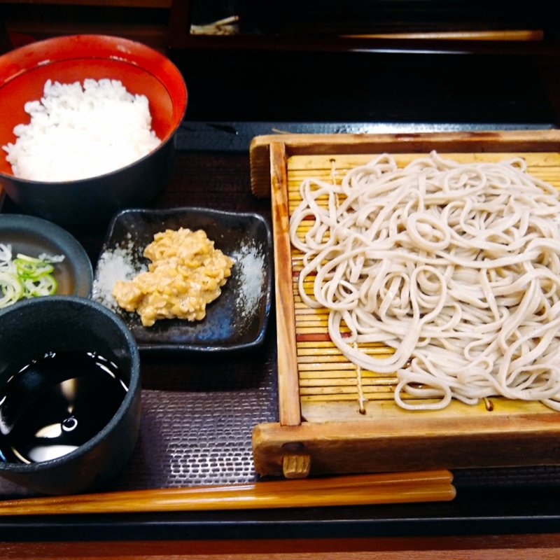 朝セット納豆(嵯峨谷 水道橋店)