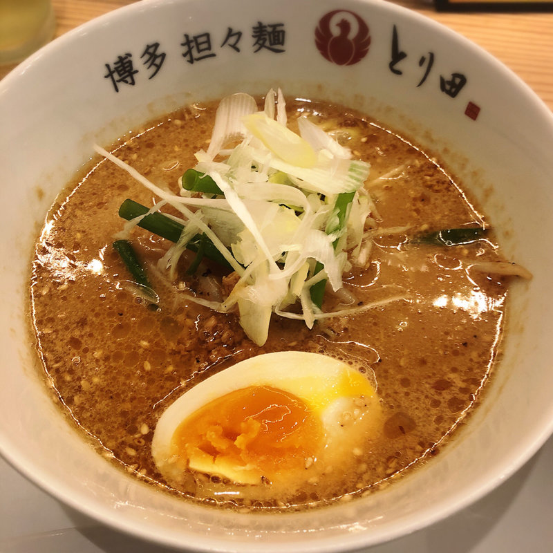 ごま鶏そば(博多担々麺 とり田 KITTE博多店)