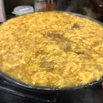 鶏卵カレーうどん(極楽うどん Ah-麺)