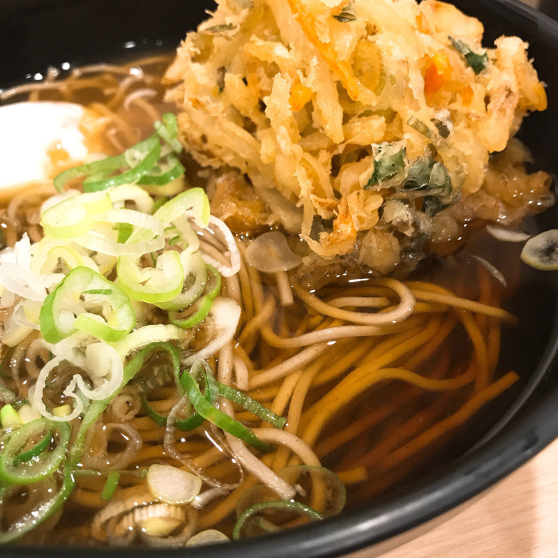 かき揚げ温玉そば(吉利庵 )