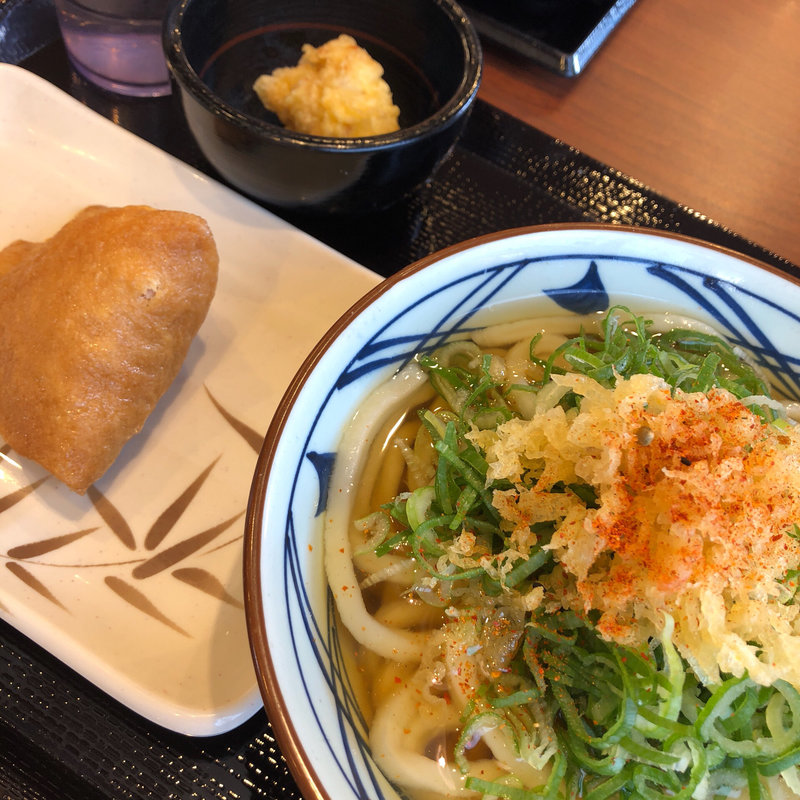 かけうどん(丸亀製麺三宮)