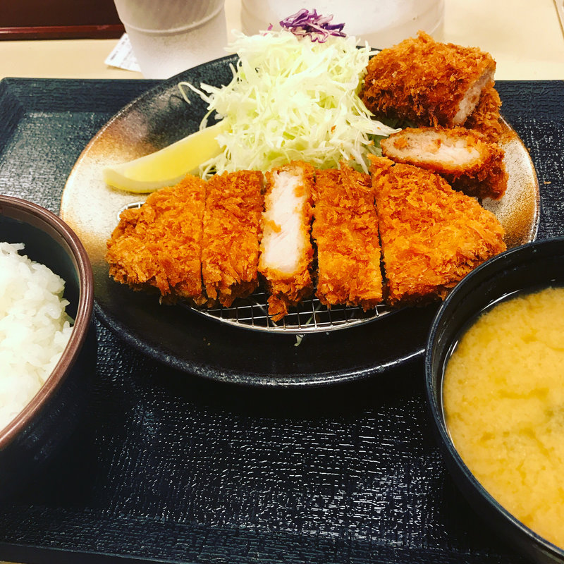 ロースカツ＆ミルフィーユカツ定食(松乃家 綾瀬店 )