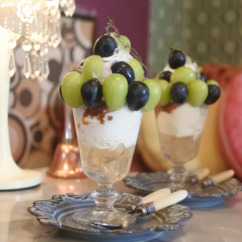 ぶどうのパフェ(カフェ デ アゲンダ （Cafe de Agenda）)