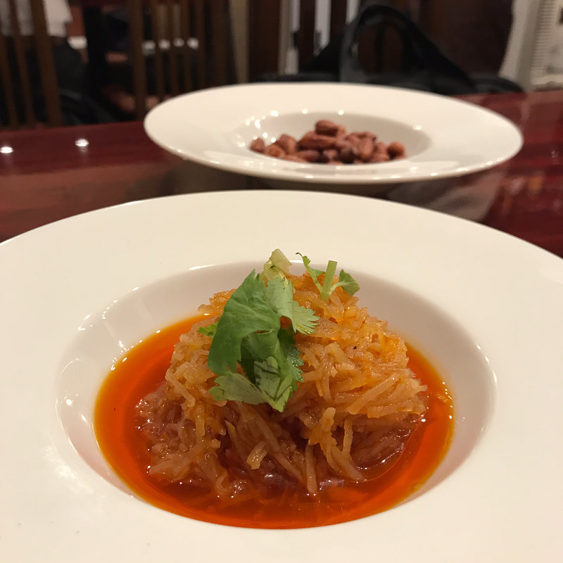 ジャガイモの冷菜(仙丹坊)