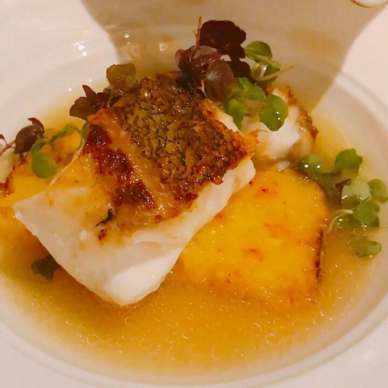 アラのソテーサフランライススープ掛け(Jelly Beans｜ジェリービーンズ)