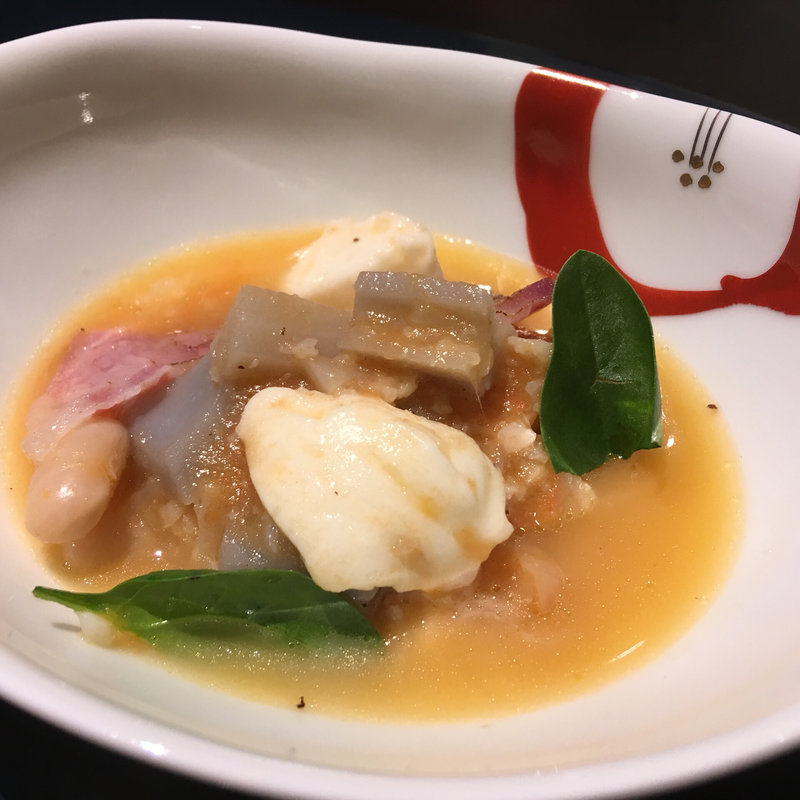 オーガニック野菜のリボリータ(ケンゾーエステイトワイナリー銀座)