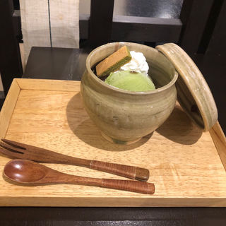 茶壺抹茶パフェ(和夢茶Cafe)