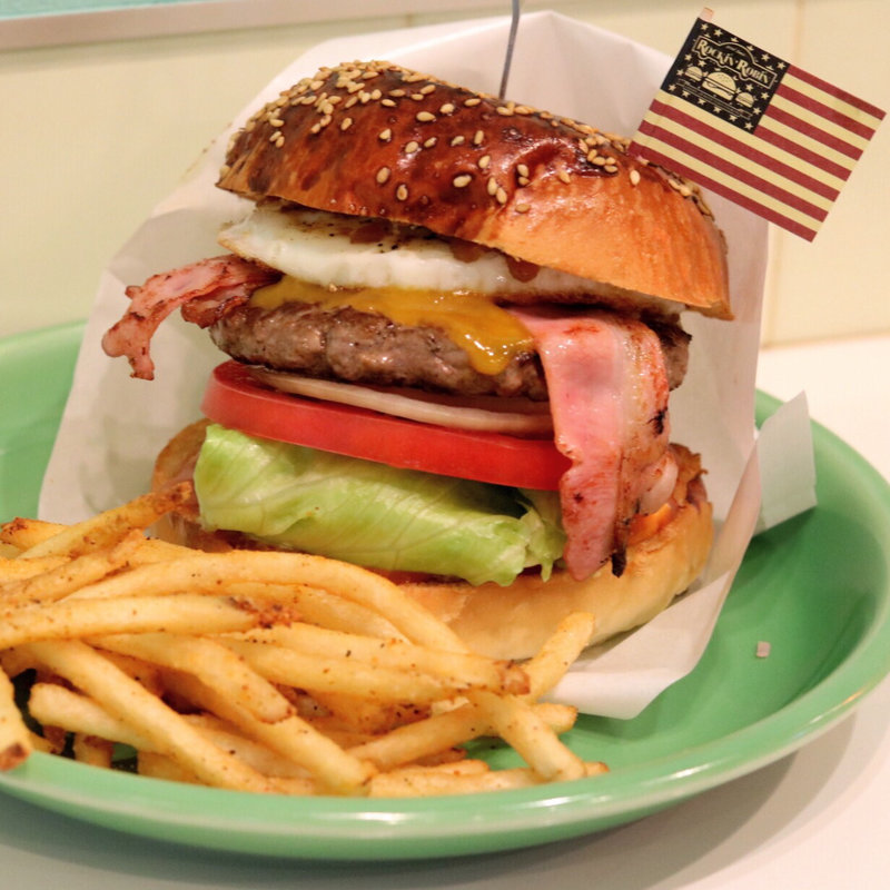 エッグベーコンチーズバーガー(ROCKIN'ROBIN 大須店)