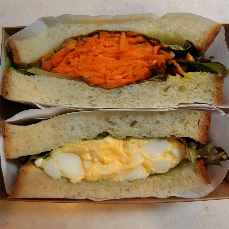 たまごサラダ＆人参ラペ(なかほら牧場)