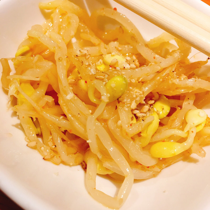 もやしナムル(餃子 唐揚げ 紅鯨)