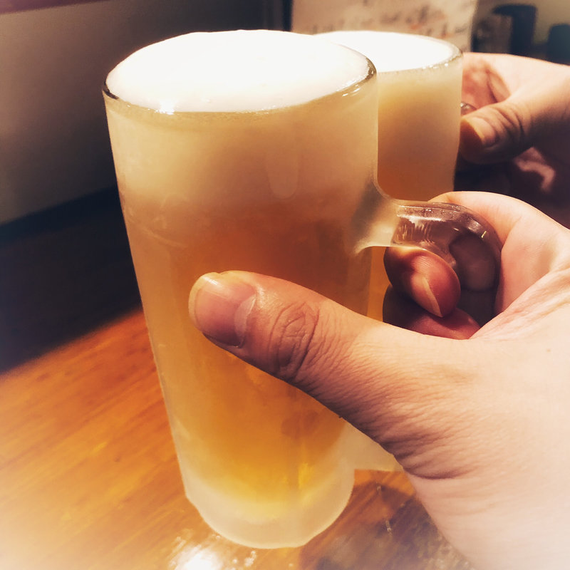 生ビール(博多やきとり壱鳥)