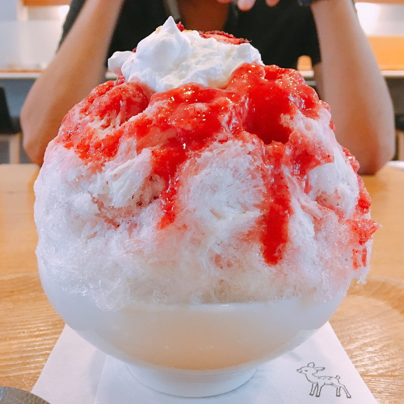 いちごかき氷(CAFE HAYASHIYA)