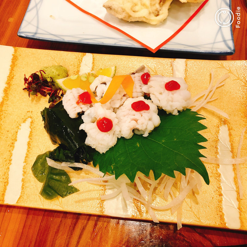 ハモちり梅肉添え(奈良の酒蔵全部呑み うまっしゅ)