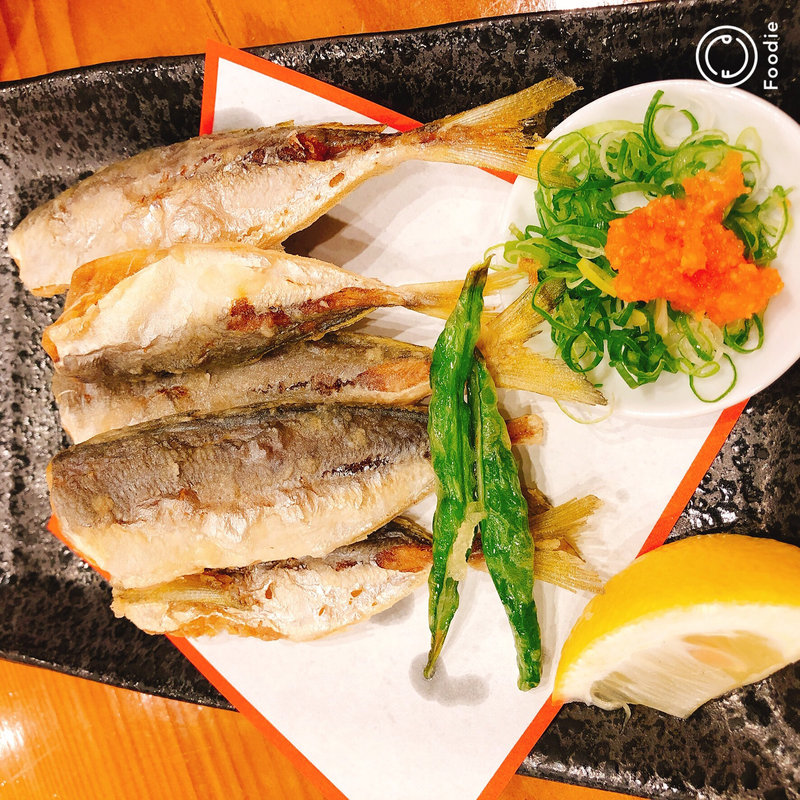 豆アジ唐揚げ(奈良の酒蔵全部呑み うまっしゅ)