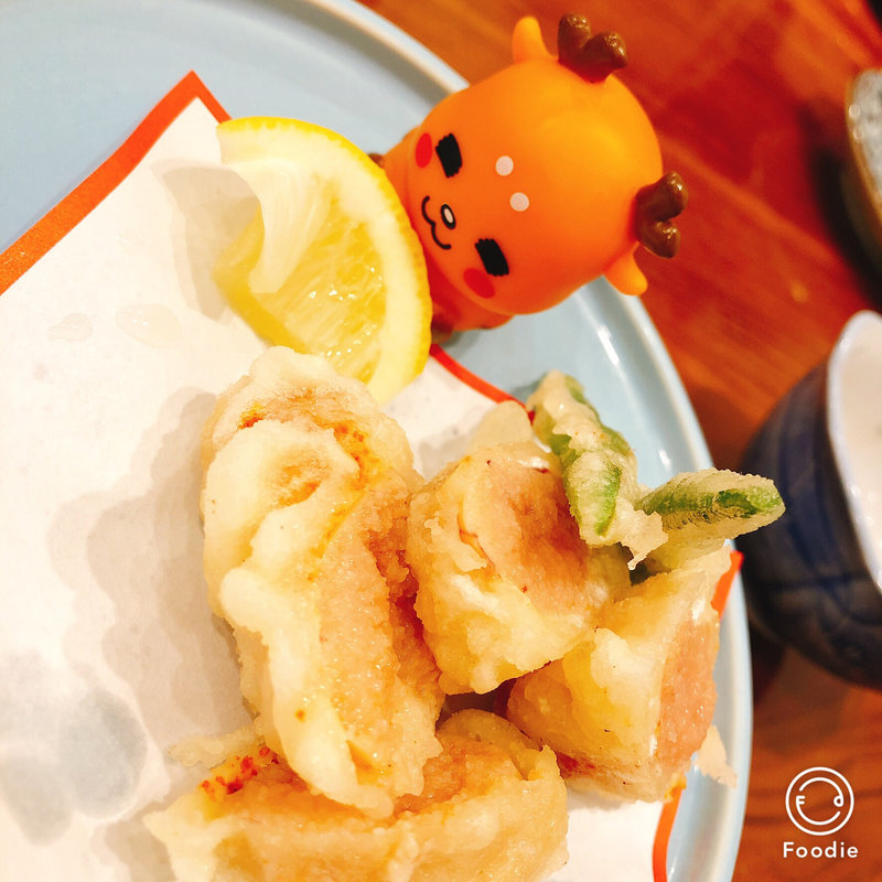 明太子天ぷら(奈良の酒蔵全部呑み うまっしゅ)