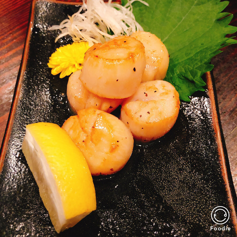 ホタテ貝柱醤油焼き(心斎橋酒場 叶えや)