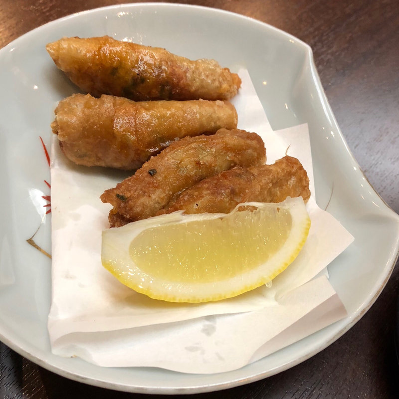 鶏皮ギョウザ(鳥せい 天満橋店)