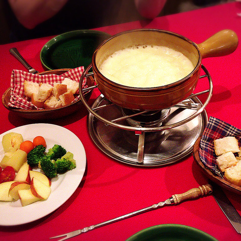 チーズフォンデュ(東京スイスイン)